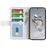 For OnePlus 12 5G PU Leather Case Magnetic Closure Phone Cover Crazy Horse Texture - White - 2