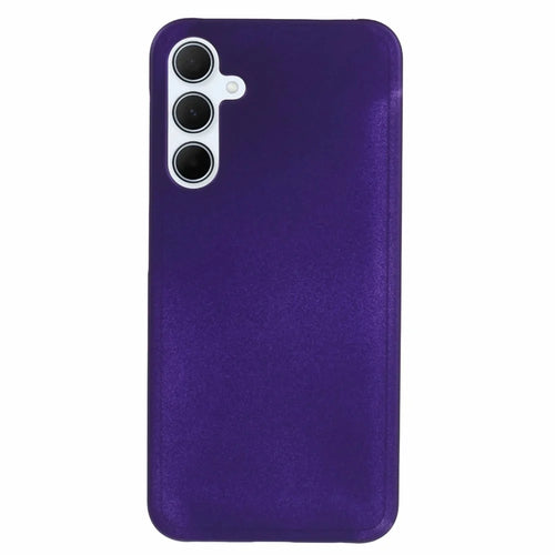 For Samsung Galaxy A55 5G Hard PC Case Anti-scratch Rubberized Phone Cover - Purple - 1