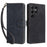 For Samsung Galaxy S24 Ultra Case PU Leather Wallet RFID Blocking Phone Cover - Black - 1