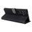 For Samsung Galaxy S24 Ultra Case PU Leather Wallet RFID Blocking Phone Cover - Black - 4