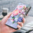 For Samsung Galaxy A55 5G Cell Phone Case Printed 3D Pattern Stand Leather Cover - Colorful Flower - 5