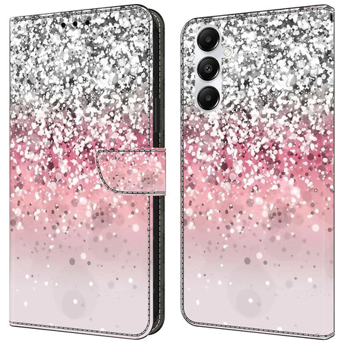 For Samsung Galaxy A25 5G (Global) (161.0 x 76.5 x 8.3mm) Case Printed 3D Pattern Leather Phone Cover - Gradient - 1