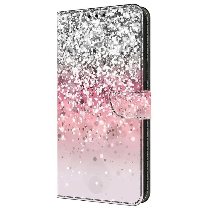 For Samsung Galaxy A25 5G (Global) (161.0 x 76.5 x 8.3mm) Case Printed 3D Pattern Leather Phone Cover - Gradient - 6