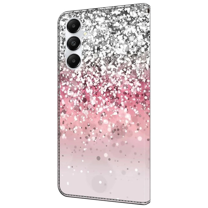 For Samsung Galaxy A25 5G (Global) (161.0 x 76.5 x 8.3mm) Case Printed 3D Pattern Leather Phone Cover - Gradient - 7