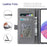 VILI DMK Series for Samsung Galaxy S24+ Case Leather Cross Texture Phone Cover - Grey - 2