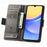 For Samsung Galaxy A15 4G / A15 5G Phone Cases CASENEO PU Leather Cover Stand with RFID Blocking Wallet - Grey - 2