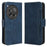 For OnePlus 12R 5G / Ace 3 5G Leather Case Card Holder Wallet Flip Phone Cover - Blue - 1