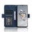 For OnePlus 12R 5G / Ace 3 5G Leather Case Card Holder Wallet Flip Phone Cover - Blue - 3