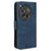 For OnePlus 12R 5G / Ace 3 5G Leather Case Card Holder Wallet Flip Phone Cover - Blue - 7