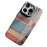 For iPhone 13 Pro 6.1 inch Cover Hard PC Carbon Fiber Texture Case Compatible with MagSafe - Red  /  Green - 1