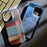 For iPhone 13 Pro 6.1 inch Cover Hard PC Carbon Fiber Texture Case Compatible with MagSafe - Red  /  Green - 5