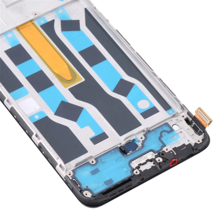 For Oppo Reno5 4G / Reno5 K Grade C OLED Screen and Digitizer Assembly + Frame Spare Part (without Logo) - 4