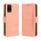 PU Leather Phone Case for TCL 502 Wallet Multiple Card Holder Flip Cover - Pink - 1