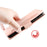 PU Leather Phone Case for TCL 502 Wallet Multiple Card Holder Flip Cover - Pink - 6