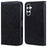 For Samsung Galaxy A35 5G Cell Phone Case PU Leather+TPU Drop-proof Wallet Cover - Black - 1