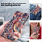 For Samsung Galaxy A35 5G Case Leather 3D Pattern Printing Phone Cover with Card Holder - Color Mandala - 5