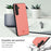 VILI TH Series for Samsung Galaxy S24+ Case Shockproof Leather Coated PC+TPU Protective Cover - Pink - 3