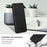VILI TH Series for Samsung Galaxy S24 Case Leather Coated PC+TPU Anti-drop Back Cover - Black - 3