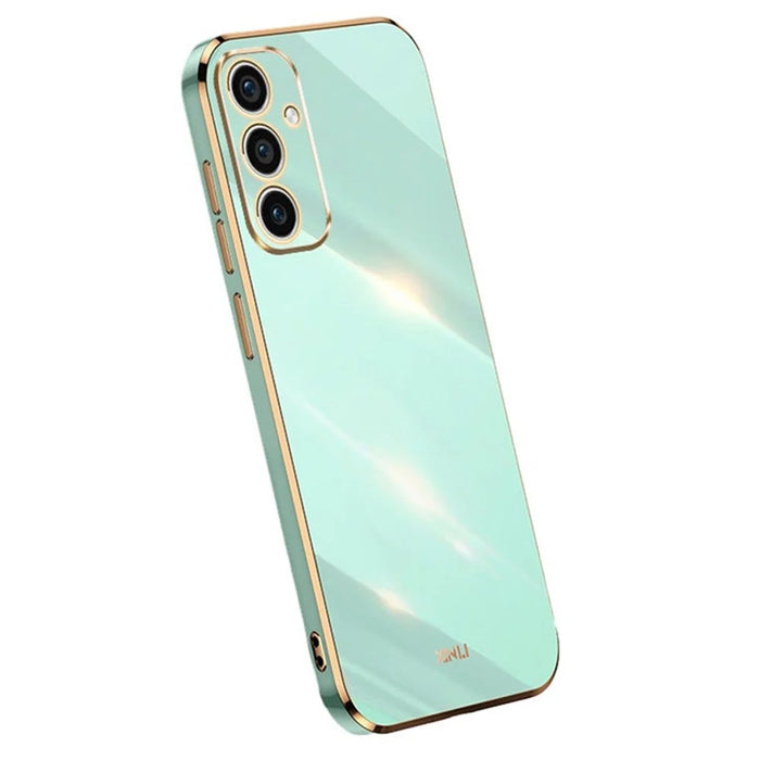 XINLI For Samsung Galaxy A55 5G Case Soft TPU Shockproof Phone Back Cover - Cyan - 1