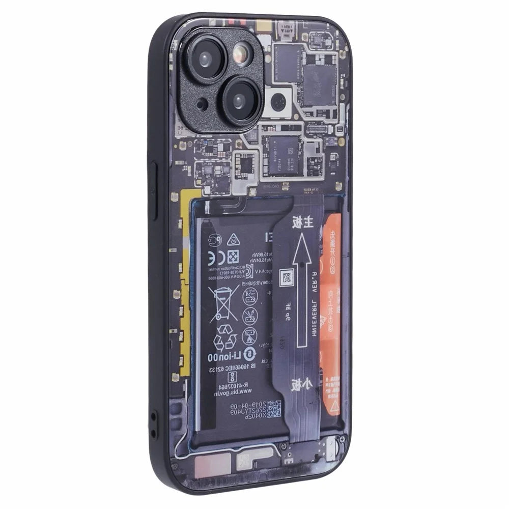 AL Series for iPhone 15 Case Precise Cutout Phone Cover Battery Circuit Board - Short Battery Circuit Board - 1