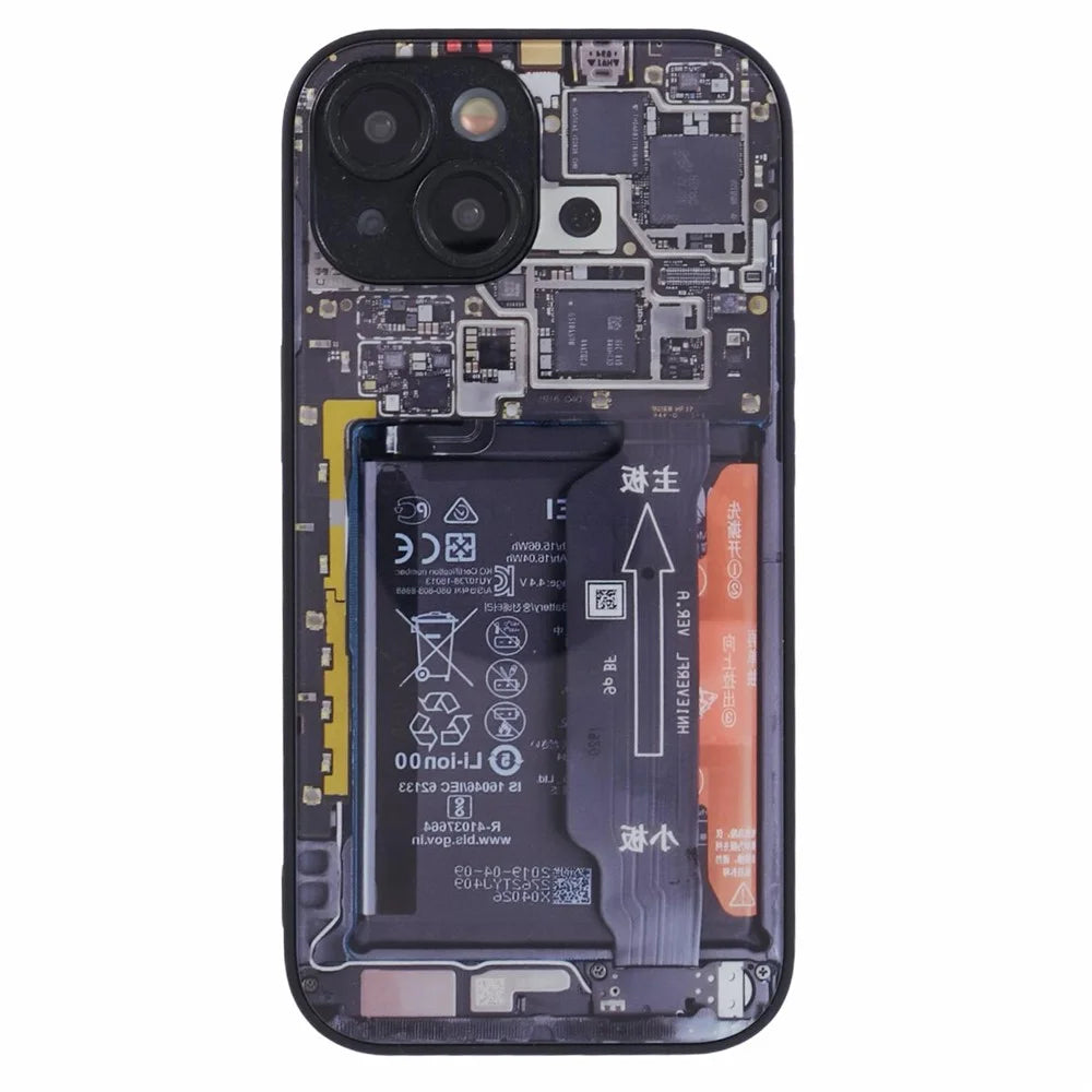 AL Series for iPhone 15 Case Precise Cutout Phone Cover Battery Circuit Board - Short Battery Circuit Board - 3
