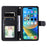 For iPhone 14 Pro Max Leather Phone Case with Wallet Rhombus Grid Pattern - Black - 2