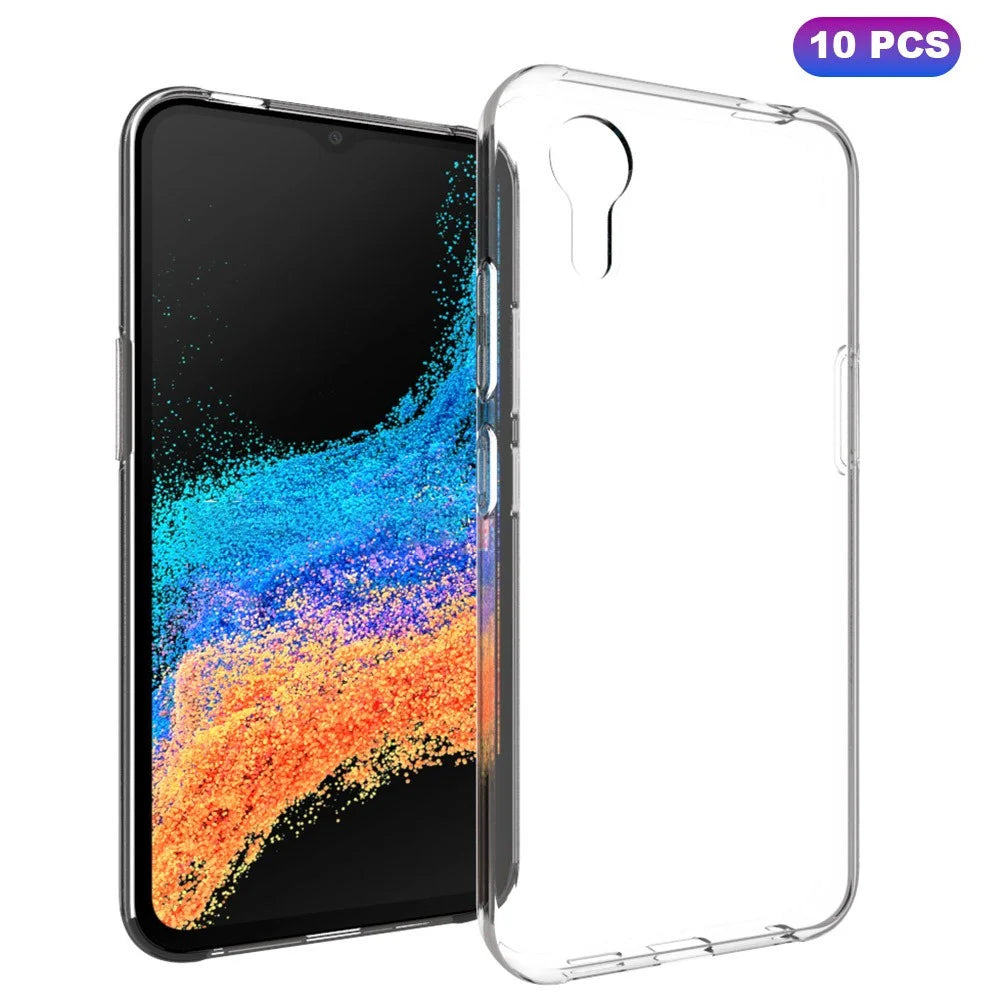 10Pcs  /  Pack For Samsung Galaxy Xcover7 Case Flexible TPU Watermark-Free Anti-dust Cover - 1