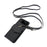 For Samsung Galaxy Z Flip4 5G Crossbody Phone Case RFID Blocking Card Holder Cover - Black - 4