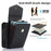 For Samsung Galaxy Z Flip4 5G Crossbody Phone Case RFID Blocking Card Holder Cover - Black - 5