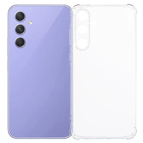 For Samsung Galaxy A55 5G Clear Case Flexible TPU Smart Phone Cover - 1