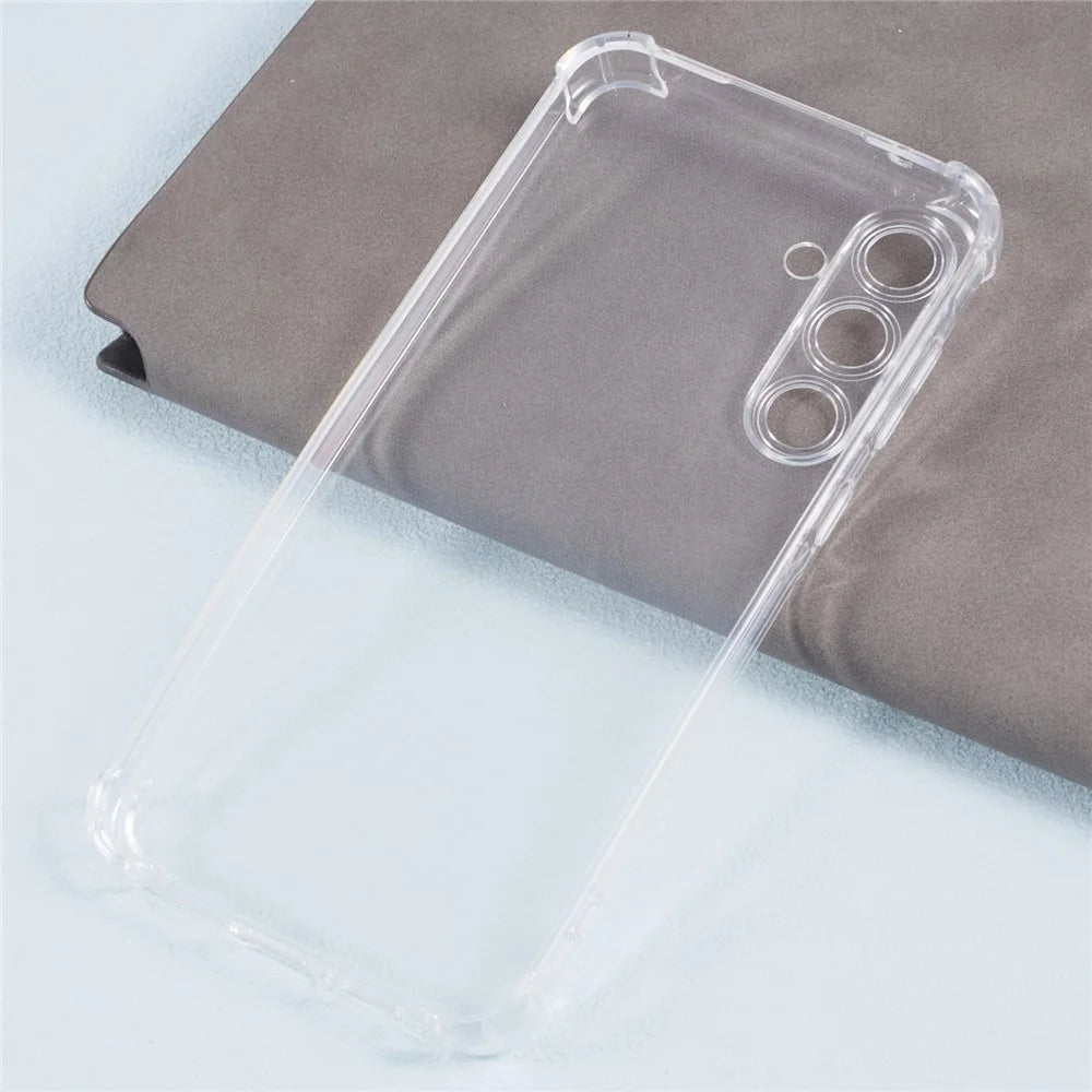 For Samsung Galaxy A55 5G Clear Case Flexible TPU Smart Phone Cover - 3
