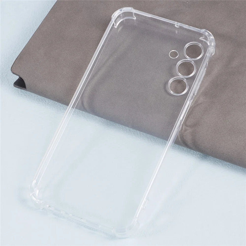 For Samsung Galaxy A25 5G (Global) (161.0 x 76.5 x 8.3mm) Back Case Flexible TPU Clear Cell Phone Cover - 3