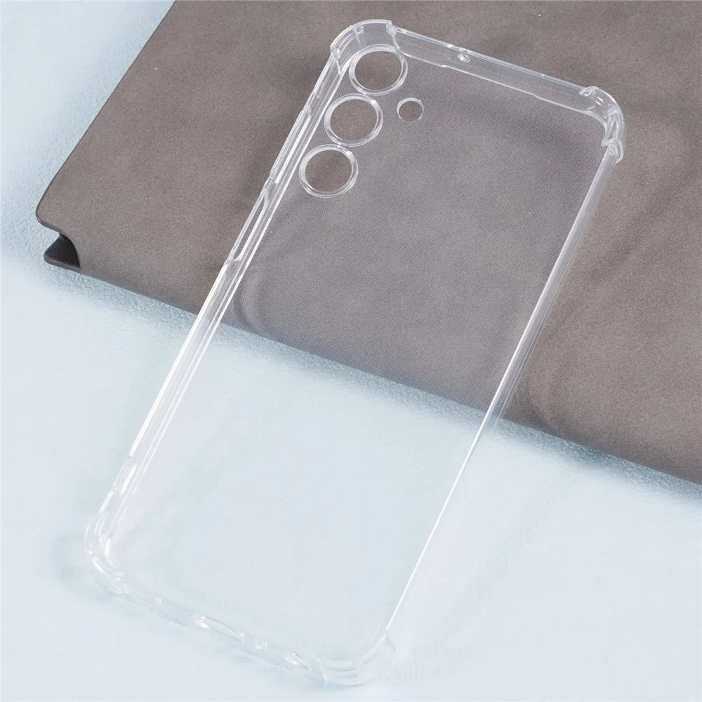 For Samsung Galaxy A25 5G (Global) (161.0 x 76.5 x 8.3mm) Back Case Flexible TPU Clear Cell Phone Cover - 4