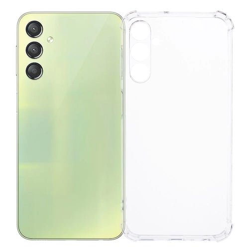 For Samsung Galaxy A24 4G (162.1 x 77.6 x 8.3mm) Clear Case Enhanced Four Corner TPU Protective Cover - 1