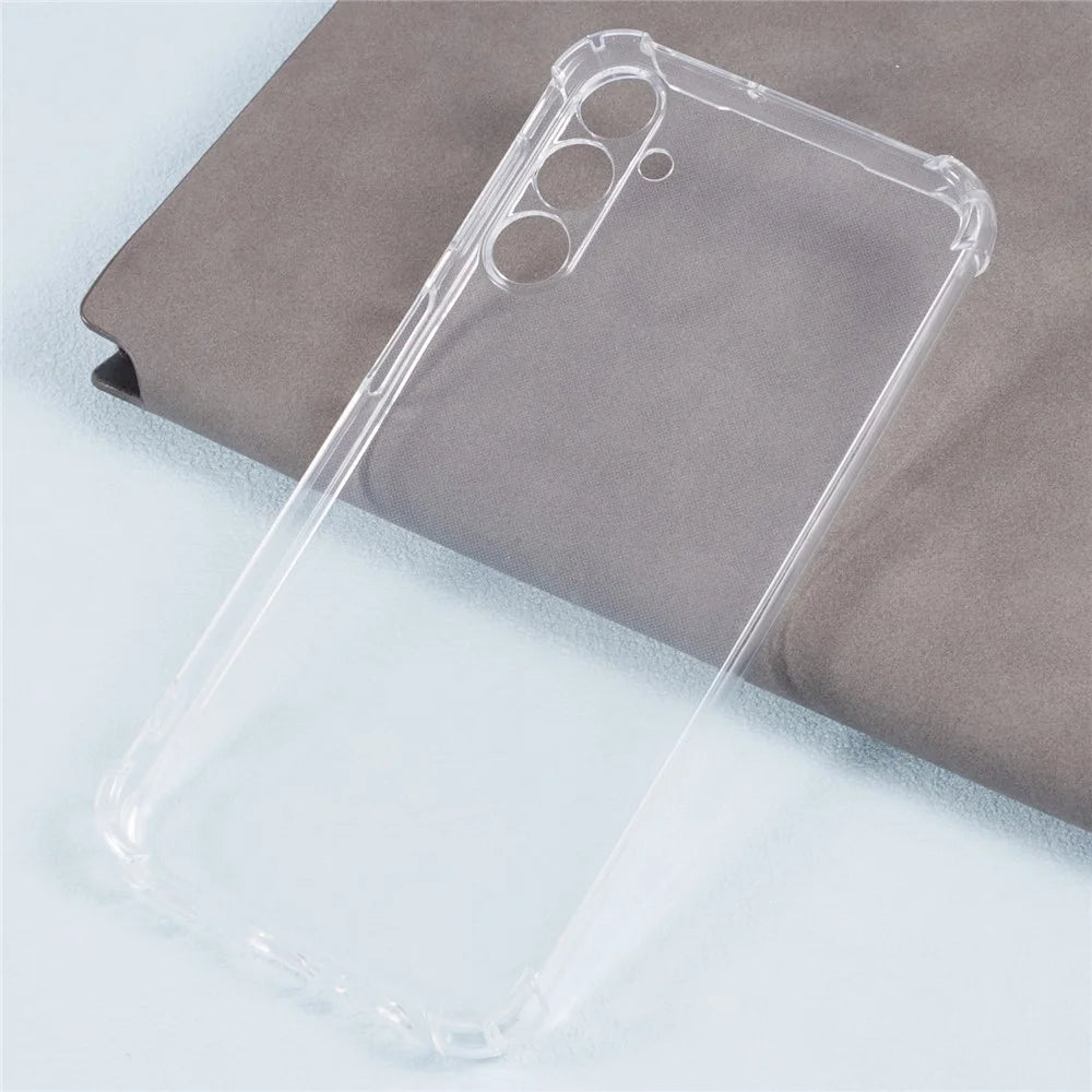 For Samsung Galaxy A24 4G (162.1 x 77.6 x 8.3mm) Clear Case Enhanced Four Corner TPU Protective Cover - 4