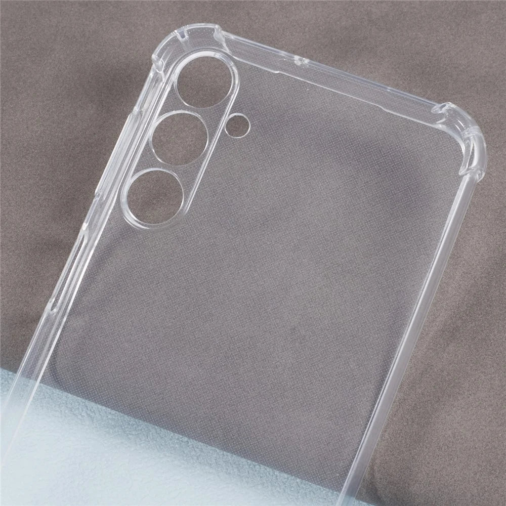 For Samsung Galaxy A24 4G (162.1 x 77.6 x 8.3mm) Clear Case Enhanced Four Corner TPU Protective Cover - 5