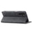 LC.IMEEKE For Samsung Galaxy A35 5G Microfiber Leather Case Phone Cover Magnetic Closing - Black - 3