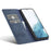 LC.IMEEKE For Samsung Galaxy A55 5G Wallet Case Microfiber Leather Phone Cover - Blue - 2