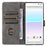 For Sony Xperia 8 Case RFID Blocking PU Leather Phone Cover with Wallet - Black - 2