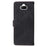 For Sony Xperia 8 Case RFID Blocking PU Leather Phone Cover with Wallet - Black - 7
