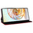 For ZTE nubia Z60 Ultra Wallet Case PU Leather Cover Rhombus Imprinted - Red - 3