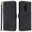 For Sony Xperia 1 RFID Blocking Leather Case with Strap Phone Wallet Cover - Black - 1
