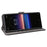 For Sony Xperia 1 RFID Blocking Leather Case with Strap Phone Wallet Cover - Black - 3