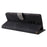 For Sony Xperia 1 RFID Blocking Leather Case with Strap Phone Wallet Cover - Black - 4