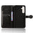 For Samsung Galaxy A35 5G Leather Case Wallet Phone Cover Magnetic Clasp - Black - 4
