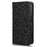 For Samsung Galaxy A35 5G Leather Case Wallet Phone Cover Magnetic Clasp - Black - 6
