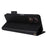 For ZTE Blade A34 Phone Case Leather Litchi Texture Cover with Magnetic Closure - Black - 4