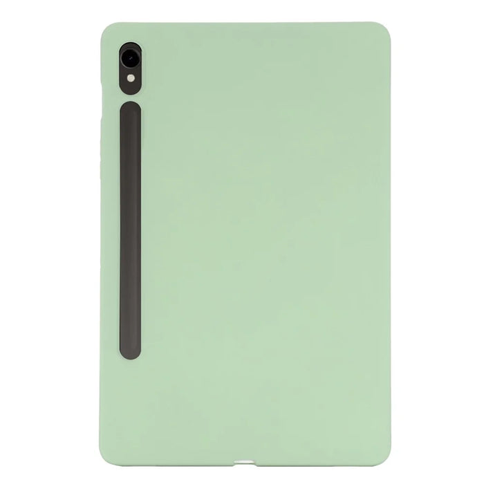 For Samsung Galaxy Tab S9 Tablet Case Liquid Silicone Anti-scratch Cover - Green - 3
