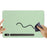 For Samsung Galaxy Tab S9 Tablet Case Liquid Silicone Anti-scratch Cover - Green - 6