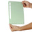 For Samsung Galaxy Tab S9 Tablet Case Liquid Silicone Anti-scratch Cover - Green - 7